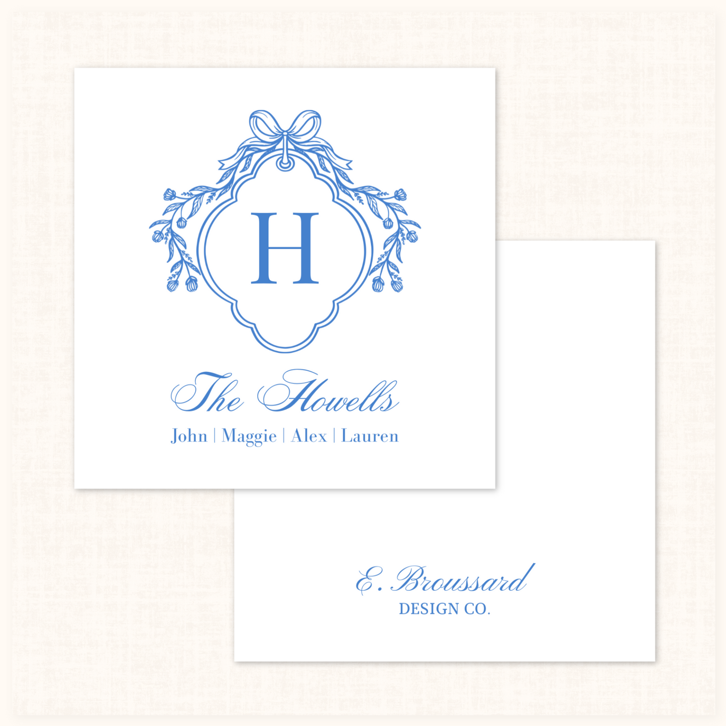Blue Crest Gift Tag 20 ct.