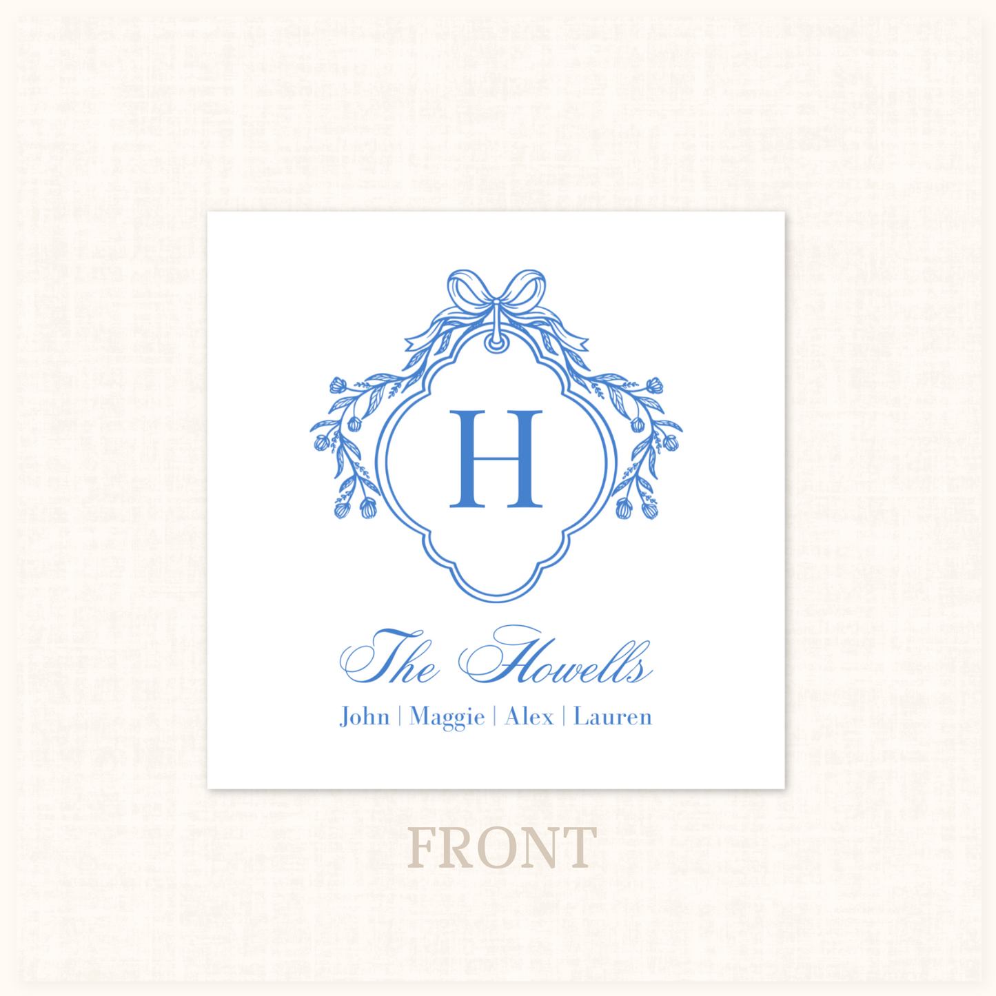 Blue Crest Gift Tag 20 ct.