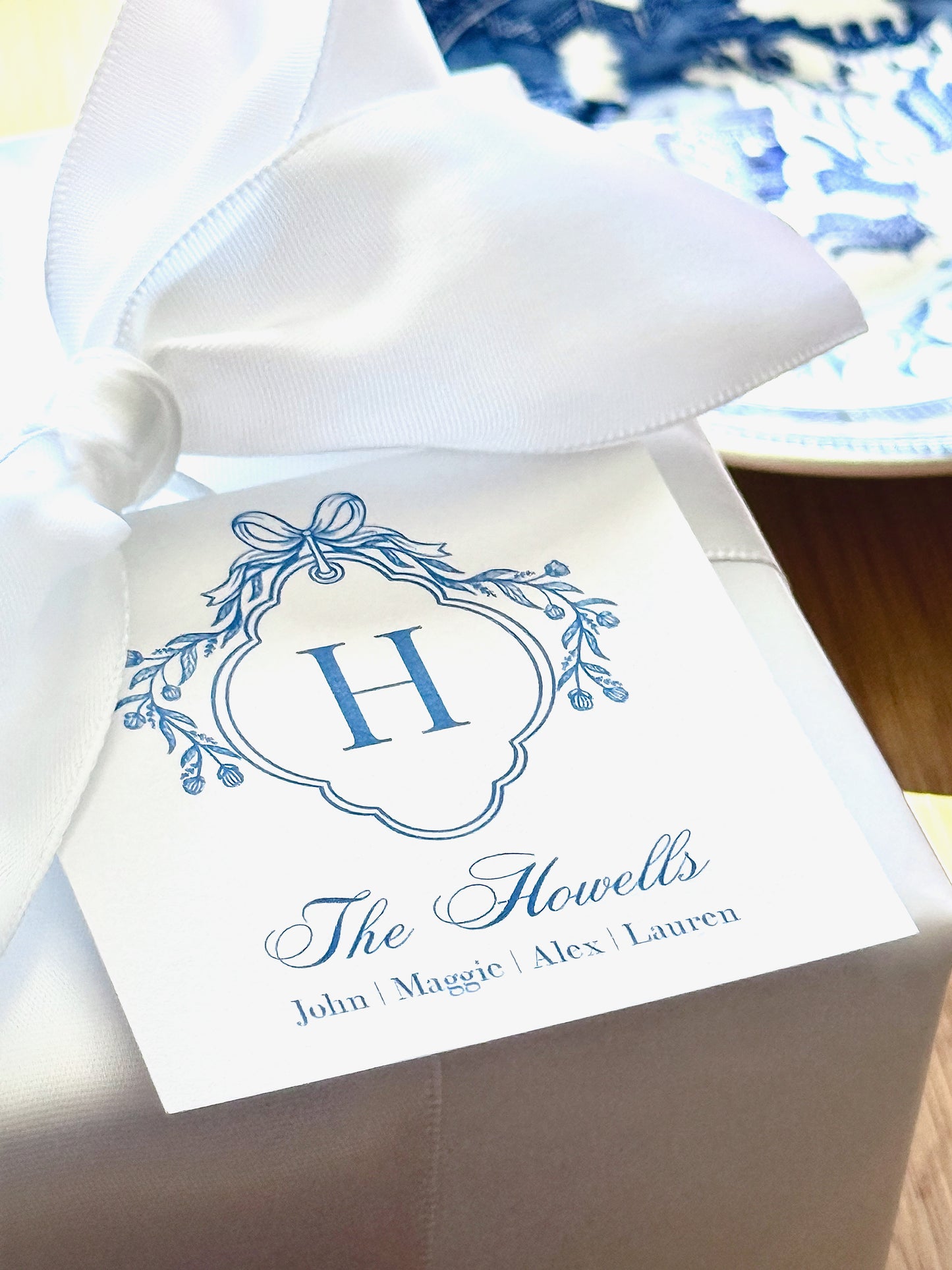 Blue Crest Gift Tag 20 ct.