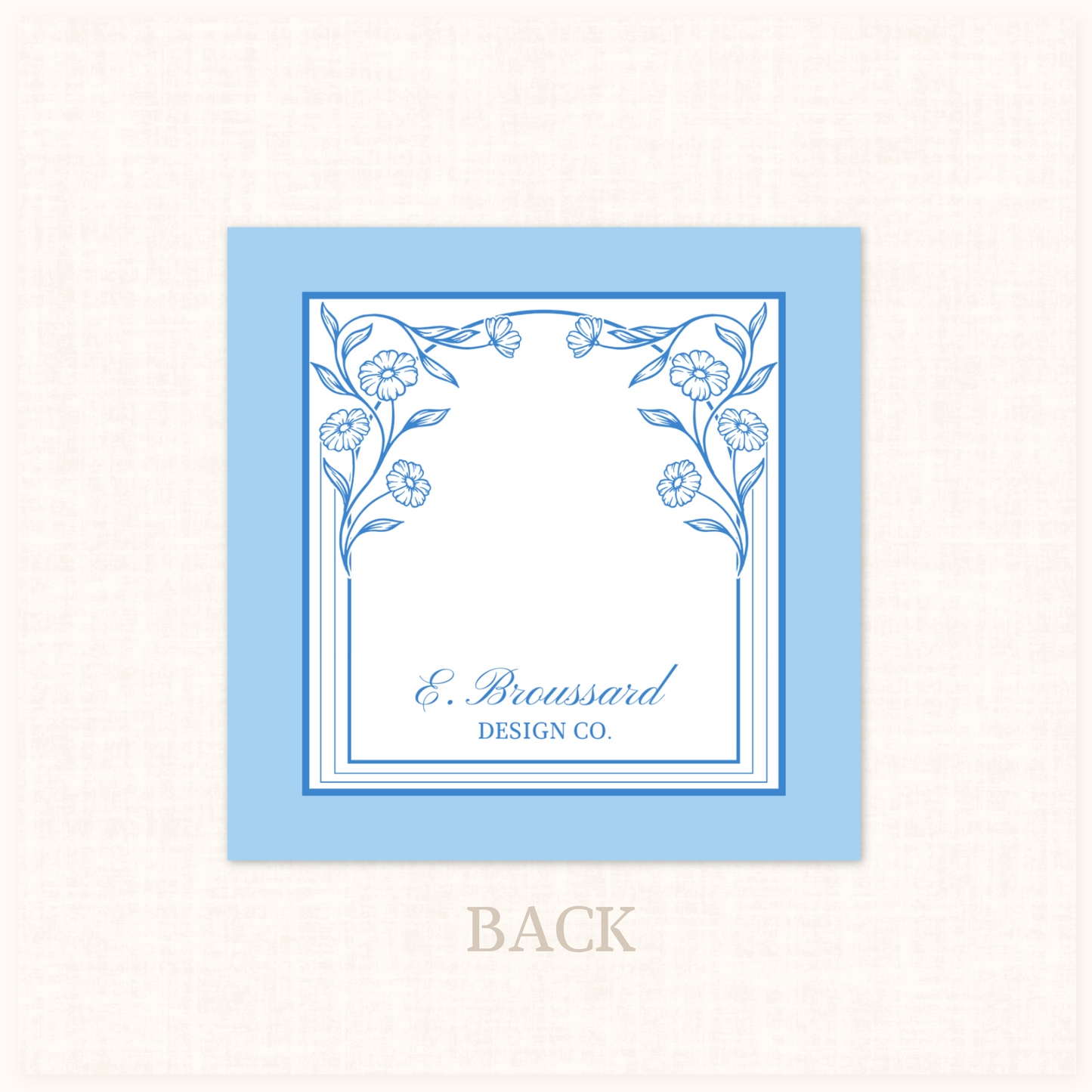 Flora Frame in Blue Gift Tag 20 ct.