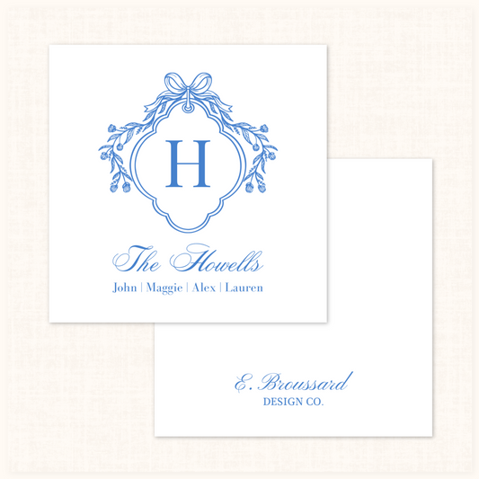 Blue Crest Gift Tag 20 ct.