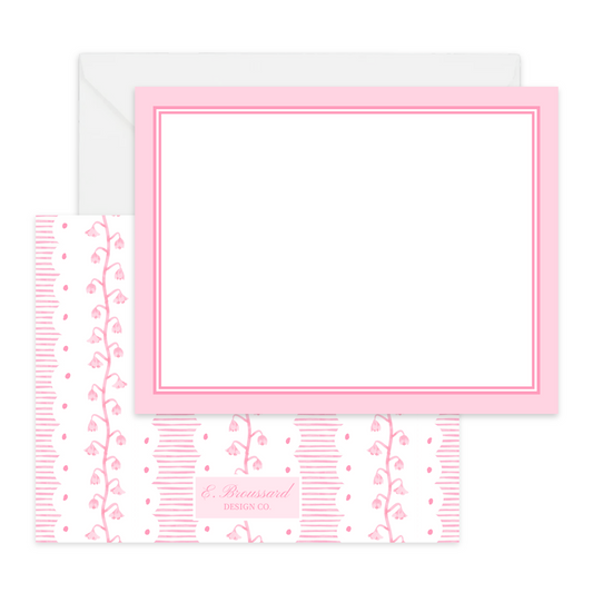 Pink Vines Stationery Set 8ct.