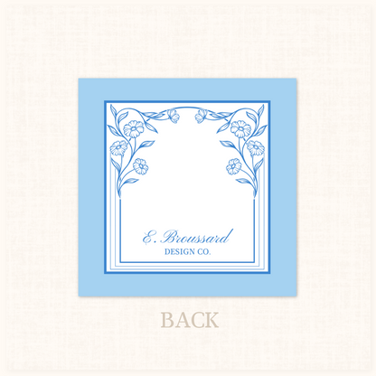 Flora Frame in Blue Gift Tag 20 ct.