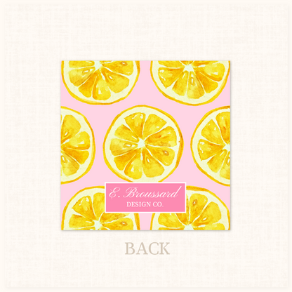 Pink Lemon Slice Gift Tag 20 ct.