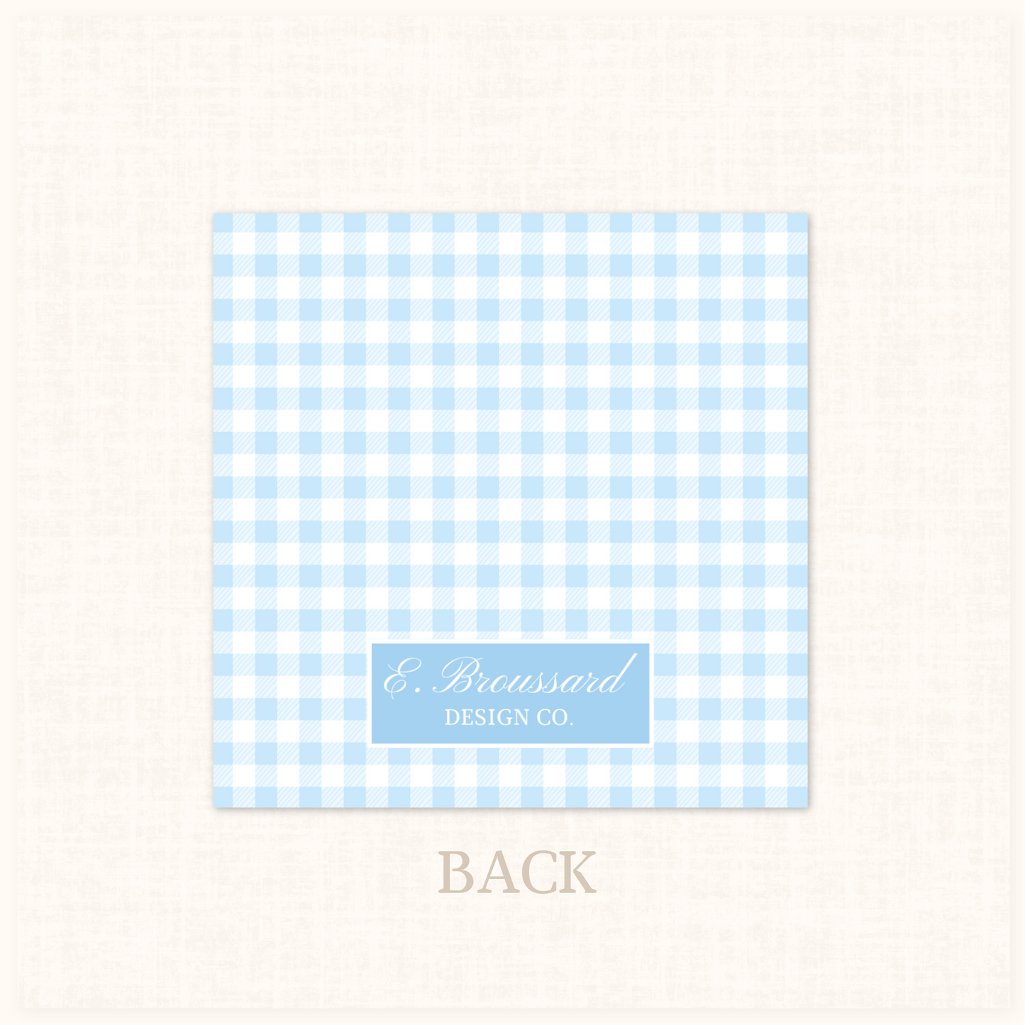 Plaid Gift Tag in Blue 20 ct.