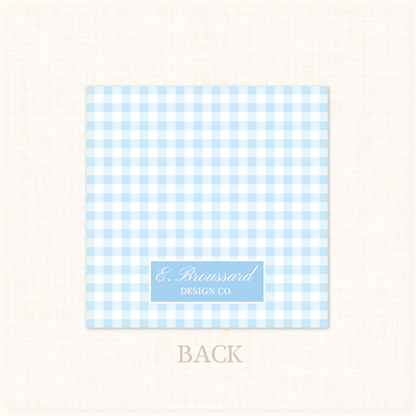 Plaid Gift Tag in Blue 20 ct.