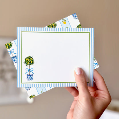 Topiary Stripe Stationery Set 8ct.