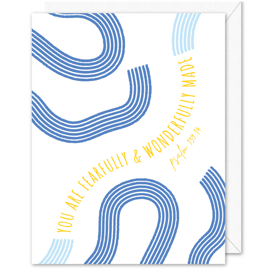 "You Are Fearfully & Wonderfully Made" Greeting Card