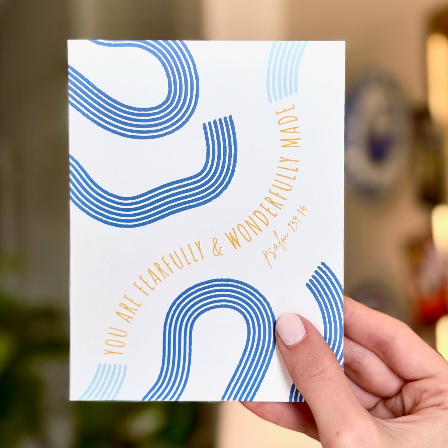 "You Are Fearfully & Wonderfully Made" Greeting Card